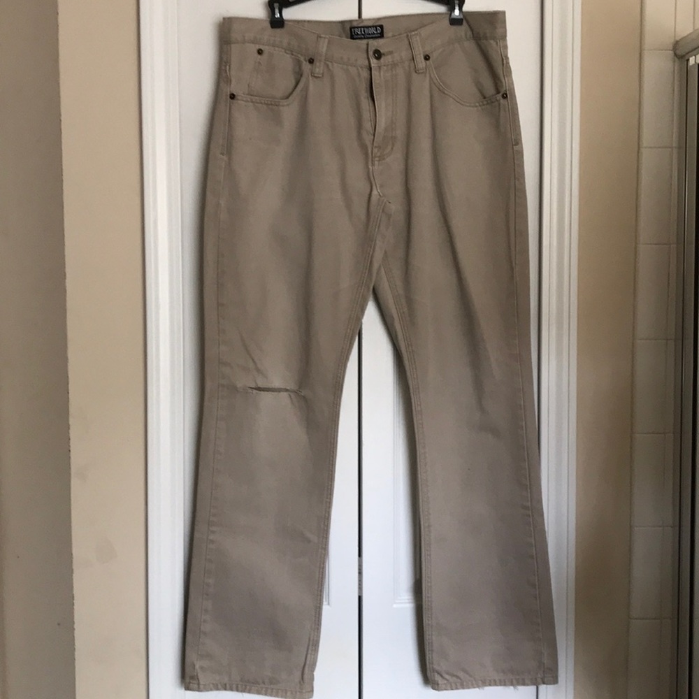 Freeworld khaki long pants size 34